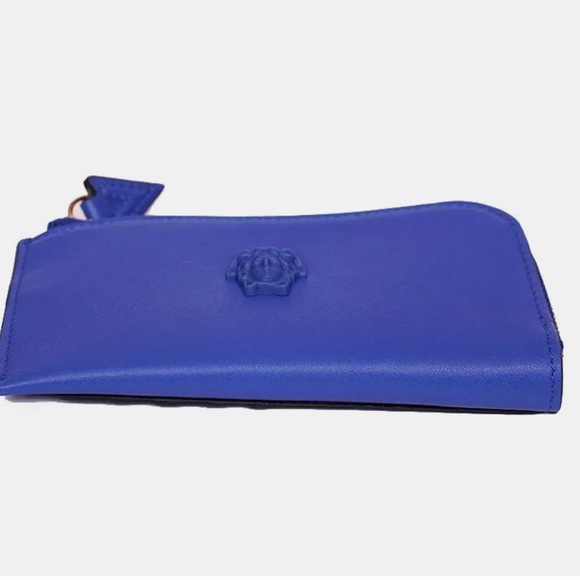 Versace La Medusa leather Zipper/Card holder wallet NEW (AUTHENTIC) - Picture 5 of 16